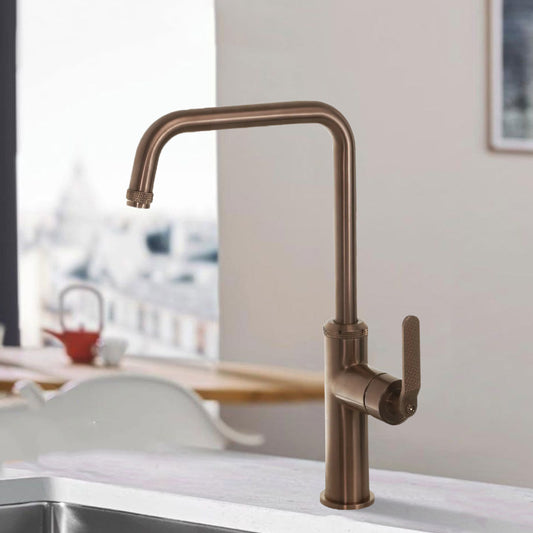 Brushed Bronze Decore Kitchen Sink Mixer Tap with Single Lever