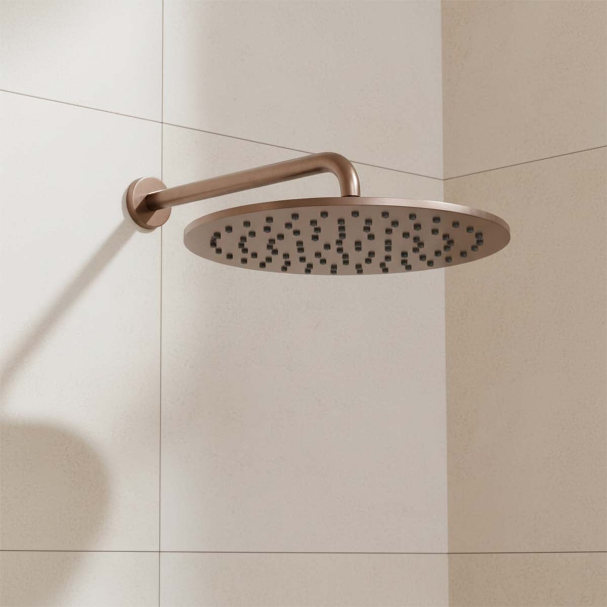 overhead shower head