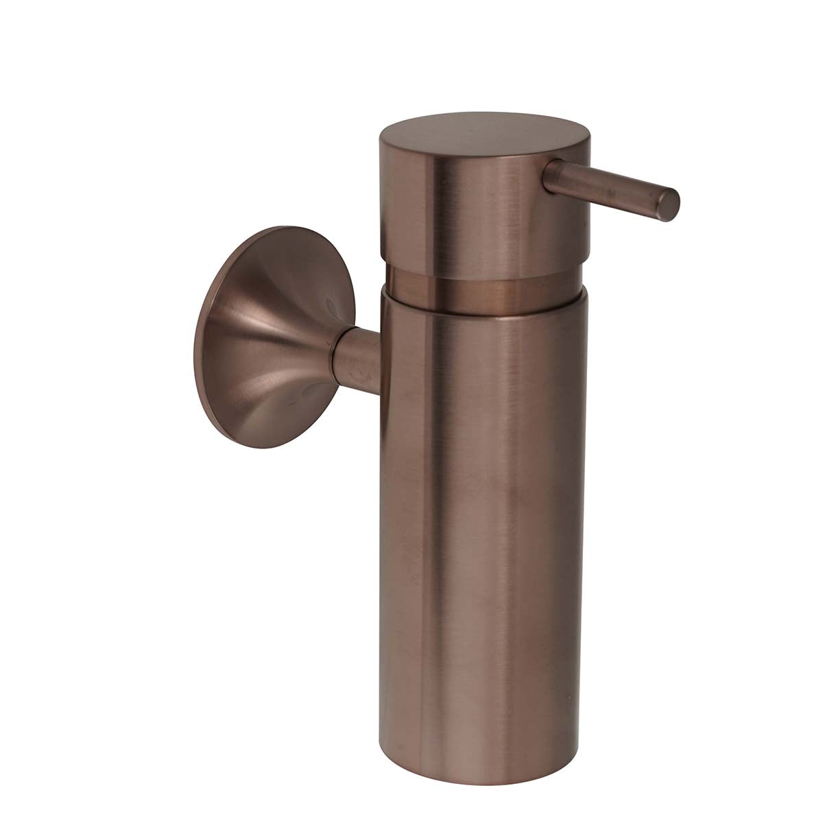 dark bronze round soap dispenser 