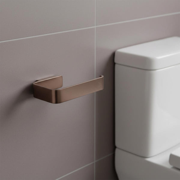 dark bronze toilet roll holder