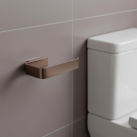 dark bronze toilet roll holder