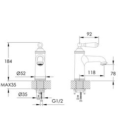 traditional mixer tap