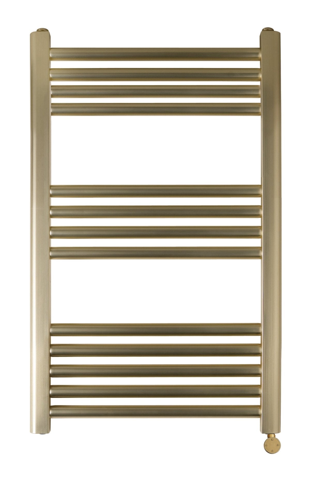 Electric towel rail gold