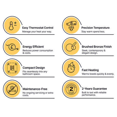 bronze small electric towel warmer  benefits