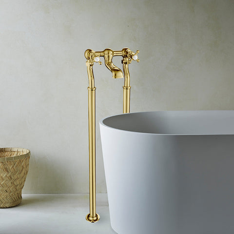 freestanding_bath_filler_tap_antique_gold