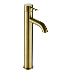 Brushed Brass luxury basin tap