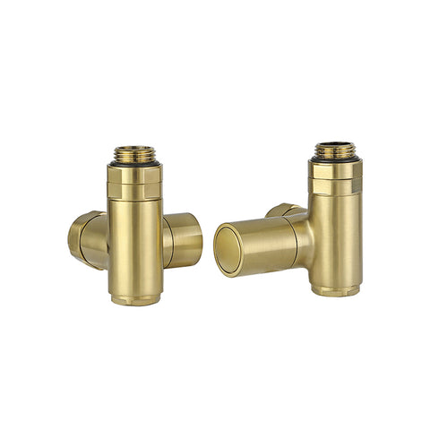 brushed gold radiator valves