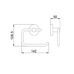 wall mounted toilet paper holder