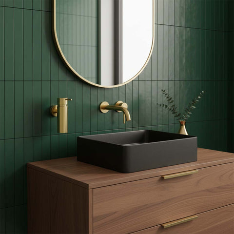 gold 150ml wall mounted soap dispenser 