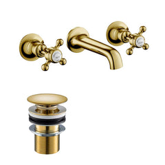 gold_basin_tap_wall_mounted_with_basin_waste