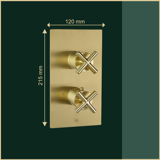 brass single outlet concealed shower valve