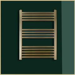 gold wall mounted towel rail