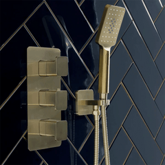 2 outlet thermostatic shower valve