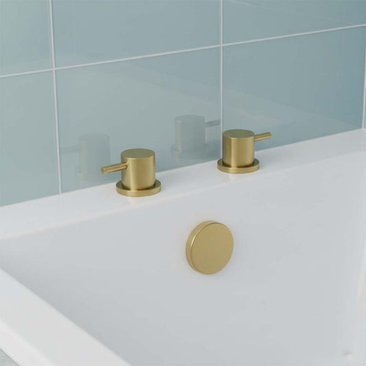 overflow bath filler deck side valves