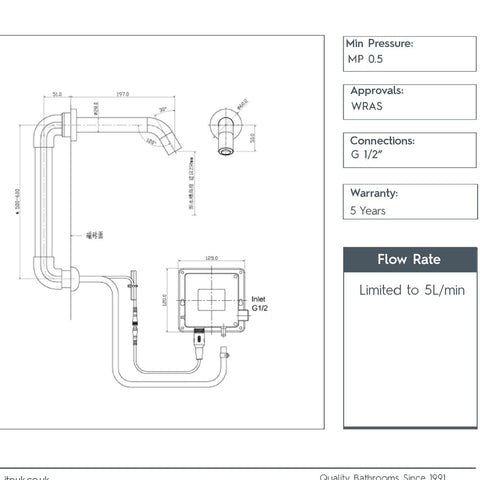 sensor tap brushed bronze