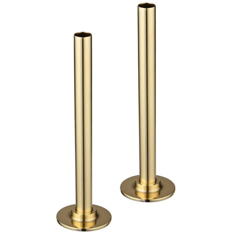 Brushed Gold Pipe Covers (Pair)