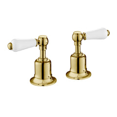 gold deck mounted panel valves