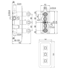 shower control valve