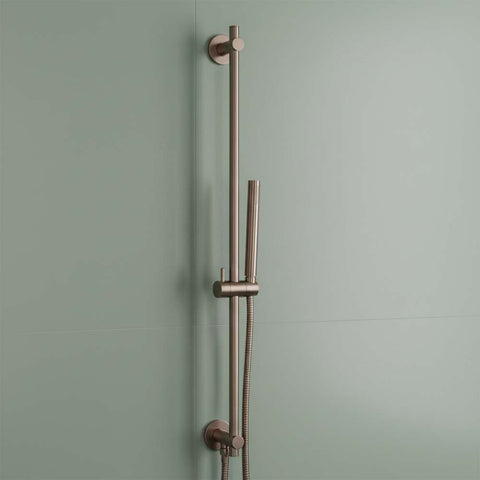 shower sliding rail kit bushed bronze