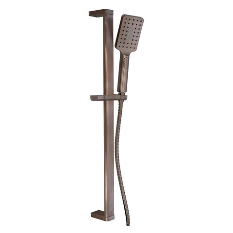 shower slider rail brushed bronze