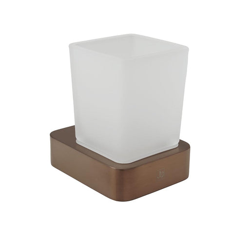 bronze square wall mounted tumbler holder