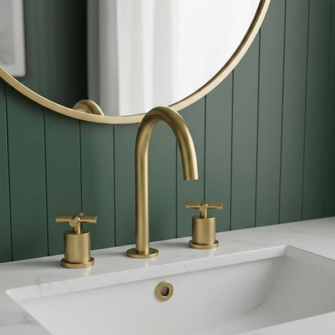 three hole basin tap deck mounted 