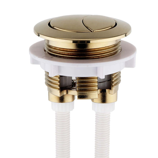 Cistern Dual Flush Button 38mm - Brushed Brass