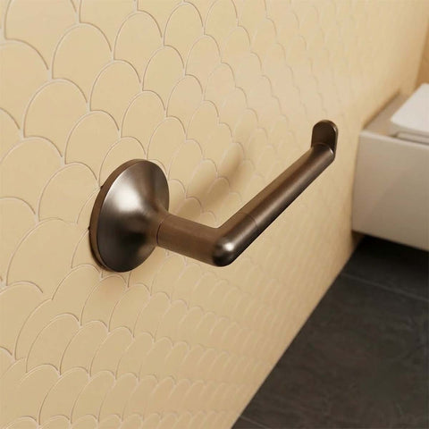 toilet paper roll holder brushed bronze 