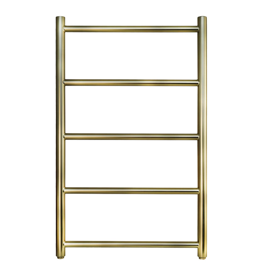 Brushed Gold Bathroom Radiator | Gold Heated Towel Rails | Dual Fuel