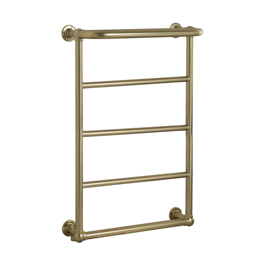 Traditional Towel Rail Radiator - Brushed Brass 1193 x 600mm