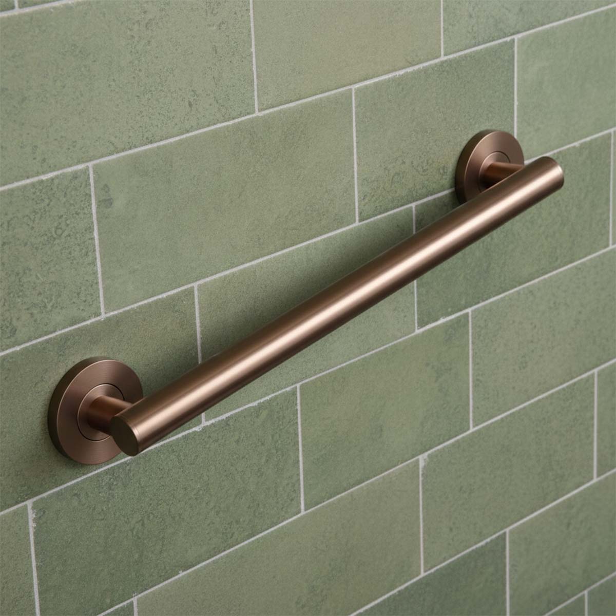 bronze grab bar