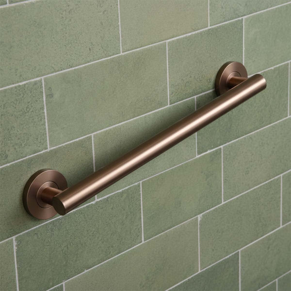 bronze grab bar