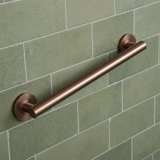 bronze grab bar