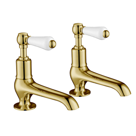 Traditional long nose basin tap