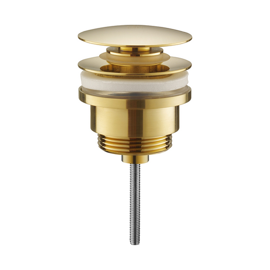 brushed gold universal unslotted unslotted basin waste  1000