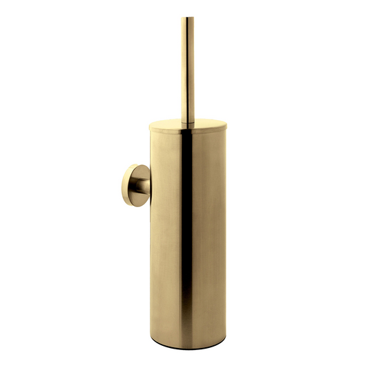 gold toilet brush holder