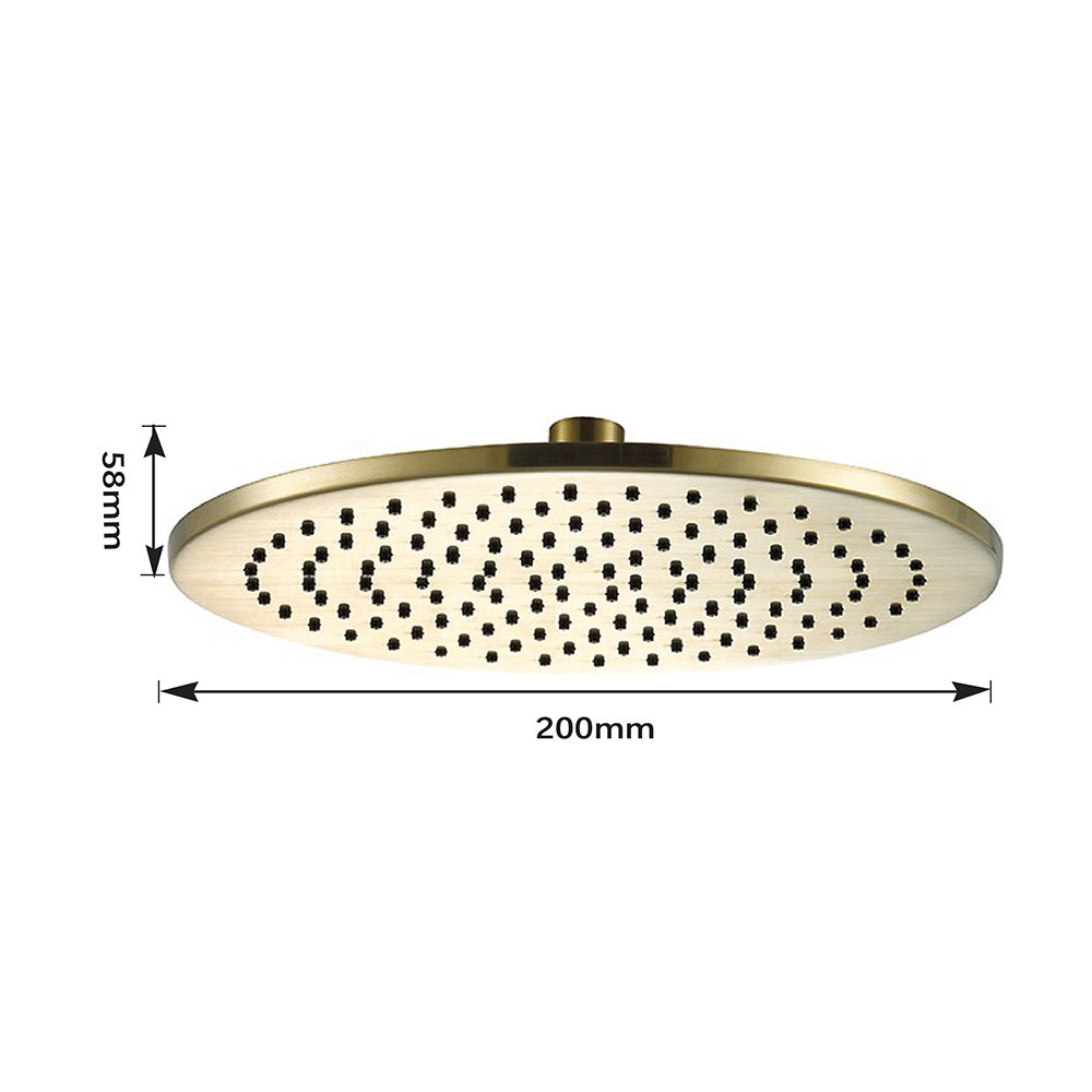 gold showerhead