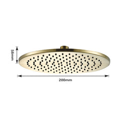 gold showerhead