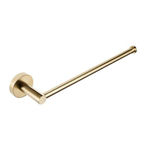 brushed gold towel holder bar