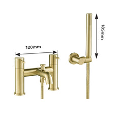 gold bath shower mixer tap uk