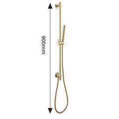 brushed brass hand shower