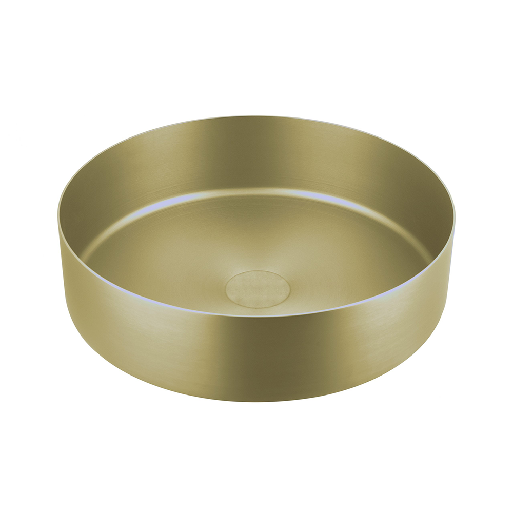 brushed brass wash basin 