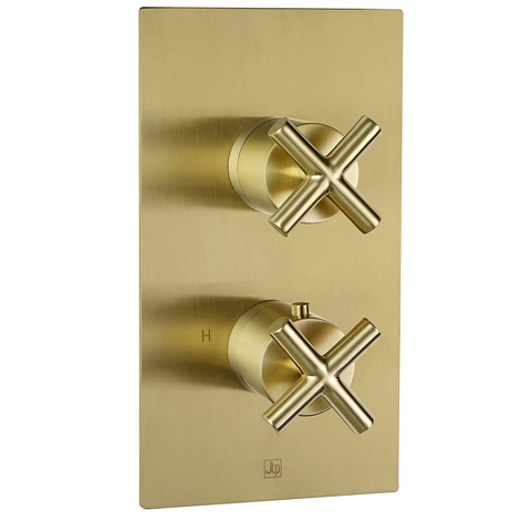 two outlet gold shower valve