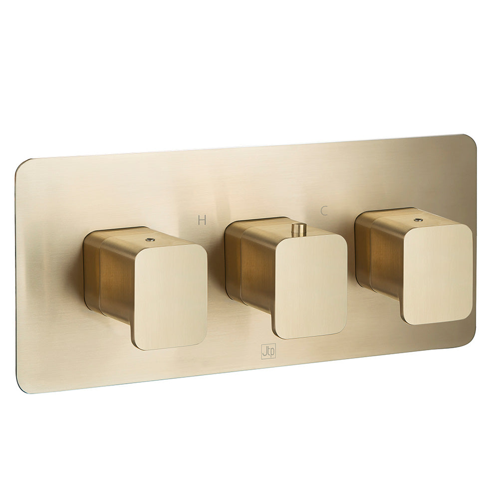 Gold shower valves thermostatic shower valves