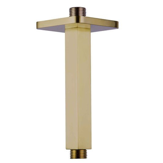 brushed brass ceiling arm