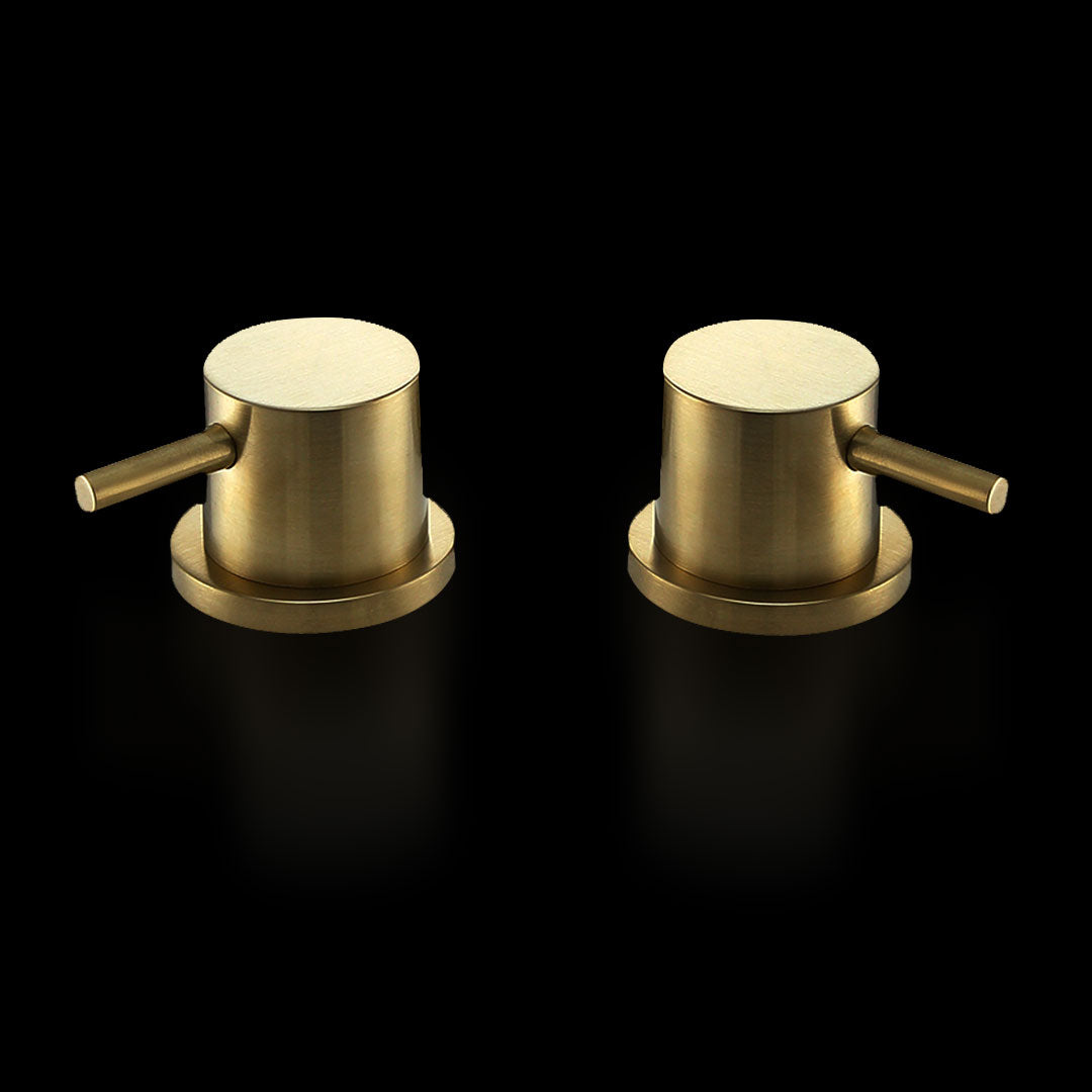 gold concealed tap valve