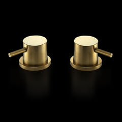 gold concealed tap valve