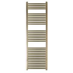 1600 x 500 brushed gold electric towel rail