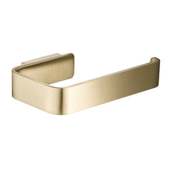 brushed gold toilet roll holder