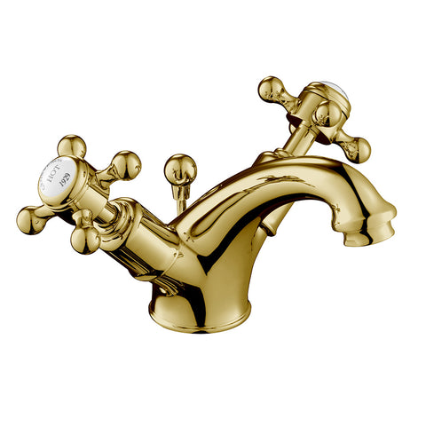 gold mono basin mixer tap
